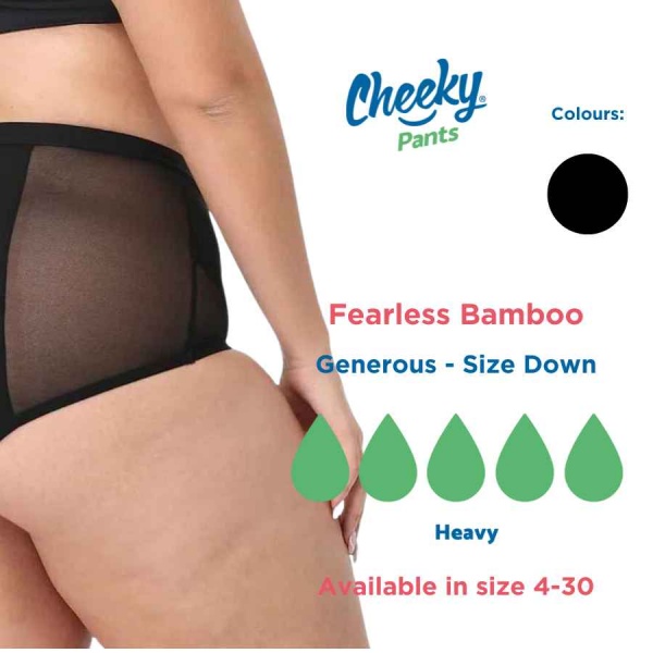 High Waisted Period Pants - Heavy Flow - Cheeky Fearless
